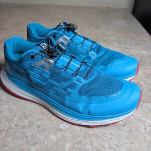 Salomon Ultra Glide Running Cushioned Shoe Contra grip Lace System Men Size 10.5